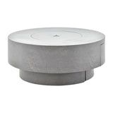 Table foyer ronde - Aluminium peint