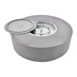 Table foyer ronde - Aluminium peint - vue 4