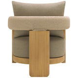 Fauteuil rivage - Teck & corde greige - vue 4