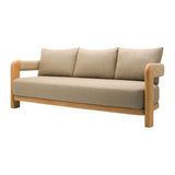 Sofa rivage - Teck & corde greige
