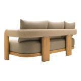 Sofa rivage - Teck & corde greige - vue 4