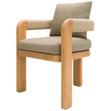 Chaise rivage - Teck & corde greige