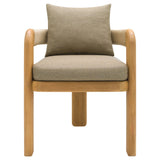 Chaise rivage - Teck & corde greige - vue 4