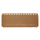Sofa rivage - Rotin artisanal & aluminium satiné - vue 4