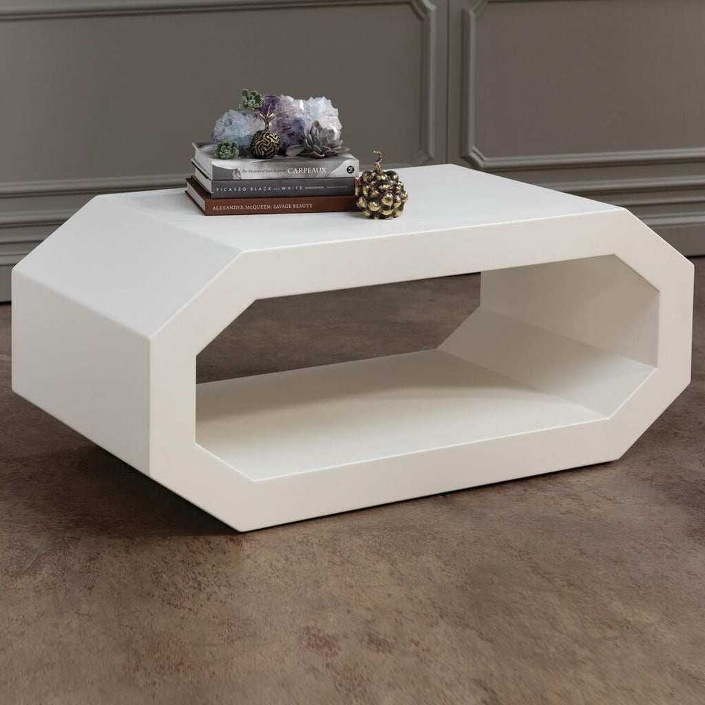 Table basse Ivoire - vue 2