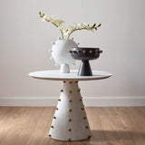 Table Centrale Spheres - Burl Blanc - vue 4