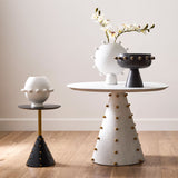 Table Centrale Spheres - Burl Blanc - vue 6