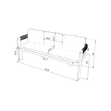 Sofa Rivage extérieur - vue 4