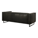 Fauteuil Lounge - Cuir Peint Structuré - vue 2