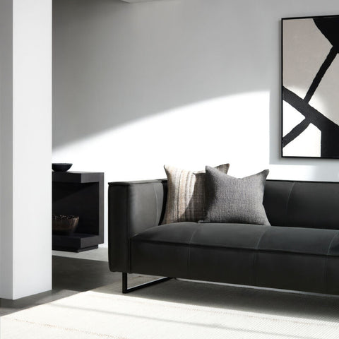 Fauteuil Lounge - Cuir Peint Structuré