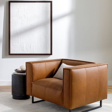 Sofa Contemporain - Lin Naturel Grande Longueur