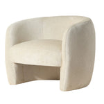 Fauteuil tissus bouclé ivoire | Portofino