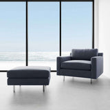 Fauteuil Hugo - Velours - vue 4