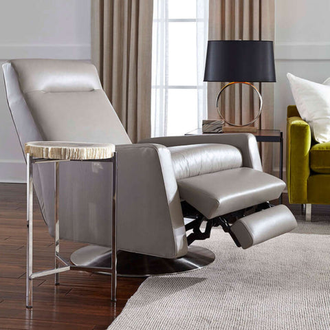 Fauteuil inclinable - Cuir pleine fleur