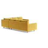 Sectionnel Azurea - Velours safran - vue 4