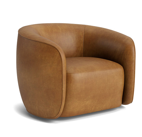 Fauteuil Firenze - Cuir caramel