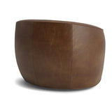 Fauteuil Firenze - Cuir tobacco - vue 4