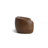 Sofa Malie - Cuir brun foncé - vue 3
