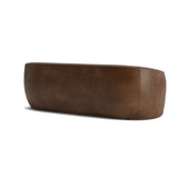 Sofa Malie - Cuir brun foncé - vue 4