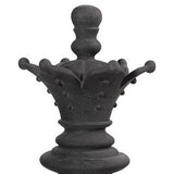 Sculpture Reine des Échecs - Pierre Noire - vue 2
