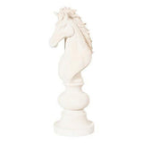 Sculpture Cavalier des Échecs - Pierre Blanche - vue 5