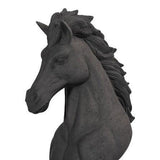 Sculpture Cavalier des Échecs - Pierre Noire - vue 4