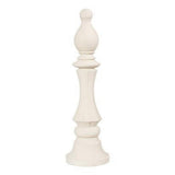 Sculpture Fou des Échecs - Pierre Blanche