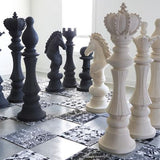 Sculpture Pion des Échecs - Pierre Noire - vue 3