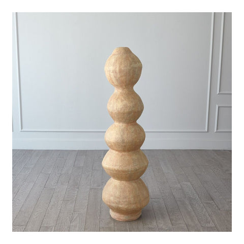 Sculpture Totem - Beige