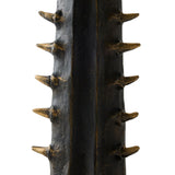 Lampe design contemporaine en bronze texturé