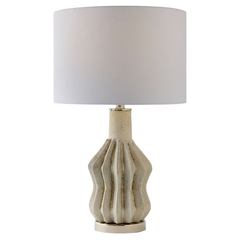 Lampe de table - céramique ondulée
