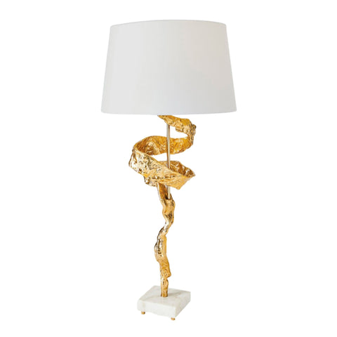 lampe de table artistique haut de gamme en laiton