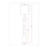 Lampe sur pied Staccato - vue 2