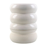 Table d'appoint - Céramique Blanc Laqué - vue 2