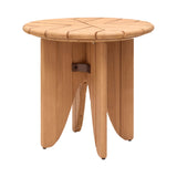 Table d'Appoint Teck Massif - Format Compact