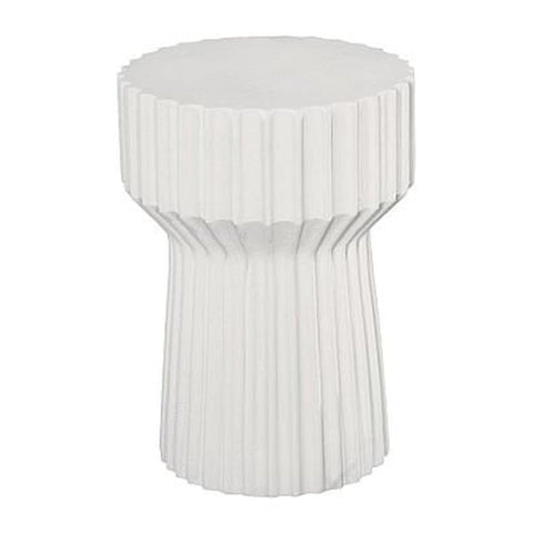 Table d'Appoint Cannelée - Pierre Blanc Cassé