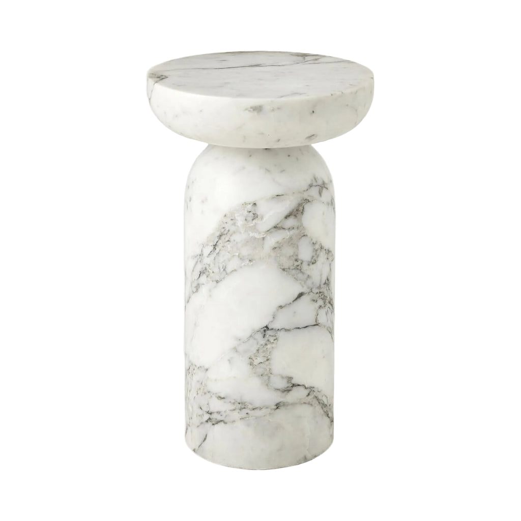 Table d'Accent Marbre Arbescato Blanc