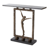 Console Reach Out - Mains Sculptées Dorées