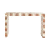 Console Sculptée - Noyer & Os
