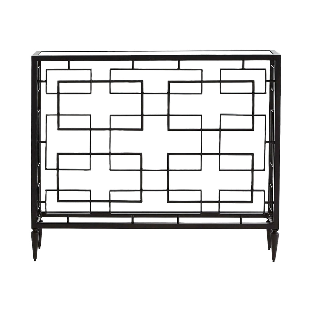 Console Open Block - Métal Gris