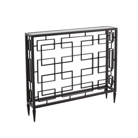 Console Open Block - Métal Gris