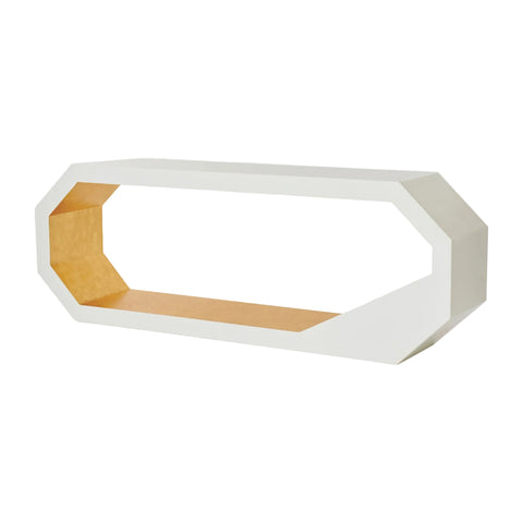 Console Facette Brianna - Feuille d'Or