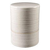 Table d'appoint - Céramique Crème Moucheté