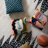Coussin Veronica - Brodé Multicolore - vue 4