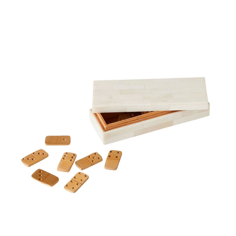 Dominoes Set | Carved Bone | Ivory