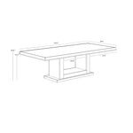 Table rectangulaire en bois 100 pouces | Opera