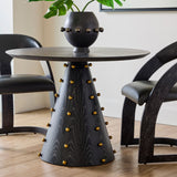 Table ronde bois ébène | Gemma